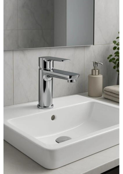 Lüks Sabit Lavabo Bataryası Tek Kollu Musluk – Su Tasarruflu Banyo & Mutfak Uyumlu ( Lisinya ) fiyatları