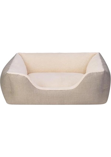 Echo Varro Ekru-Ekru Köpek Yatağı M 65X80CM