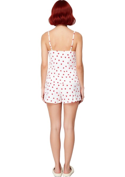 Kalpli Desenli Pamuklu Pijama Takımı Rahat ve Şık Profesyonel Görünüm Konforlu Kesim