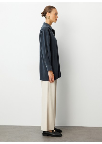 Klasik Yaka Düz Siyah Kadın Tunik M1MZ1030210167 fırsatları