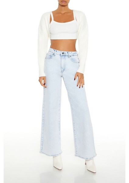 Örgü Crop Hırka fırsatları