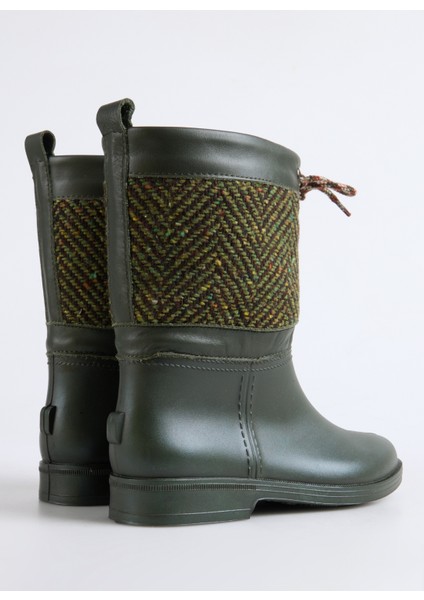 Haki Kadın Çizme Kana modelleri