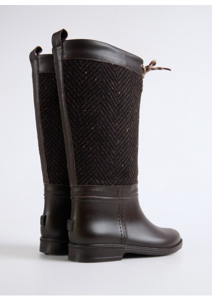 Kahve Kadın Çizme Nabı modelleri