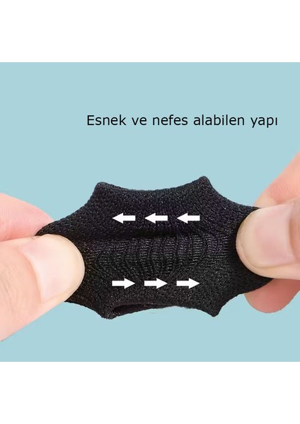 Spor Parmak Eklem Koruyucuları Basketbol, Voleybol, Fitness Önleyici Kaymaz, Ter Emici, Koruyucu Destek fırsatları