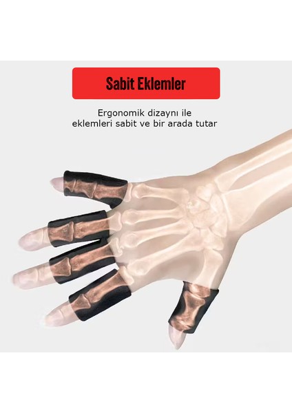 Spor Parmak Eklem Koruyucuları Basketbol, Voleybol, Fitness Önleyici Kaymaz, Ter Emici, Koruyucu Destek indirimleri