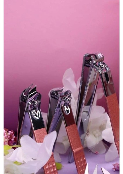 Profesyonel Çantalı Tırnak Bakım Manikür Seti Pembe Renk 12 Parça ( Lisinya ) fırsatları