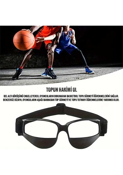 Basketbol Top Sürme Eğitim Dripling Gözlüğü, Futbol, Hentbol Top Hakimiyeti Kontrol Yardımcısı