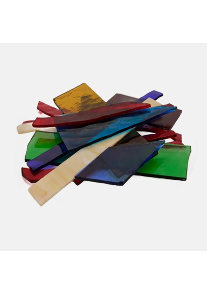 Parça Cam - (Opal - Katedral Füzyon Cam) Karışık Renk / kg fiyatları