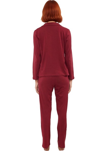 Kadın Penguen Baskılı Gömlek Pantolon Pijama Takımı Fonksiyonel Dayanıklı Kaliteli Estetik modelleri