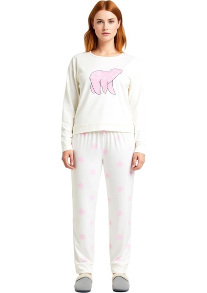 Kadın Yıldız Desenli Jogger Pijama Altı ve Tişört Takımı Fonksiyonel Dayanıklı Kaliteli Şık modelleri