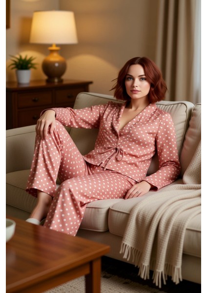 Kadın Kalpli Viskon Pijama Takımı Fonksiyonel Dayanıklı Kaliteli Konforlu Estetik Premium Şık fırsatları