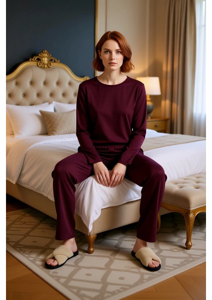 Kadın Bisiklet Yaka Örme Eşofman Takımı Fonksiyonel Dayanıklı Kaliteli Konforlu Estetik Şık