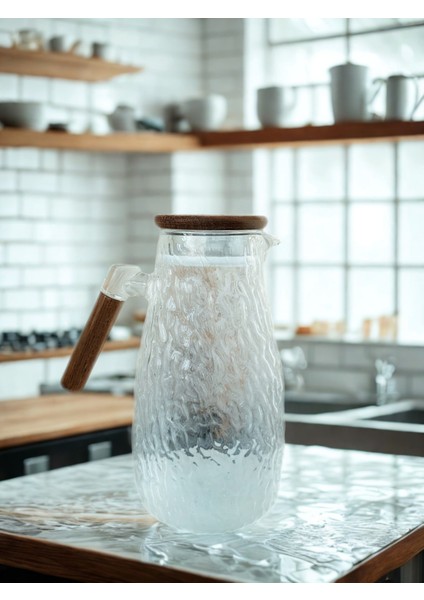 Premium Akasya Ağaç Parçalı 1900 ml Sürahi fiyatları