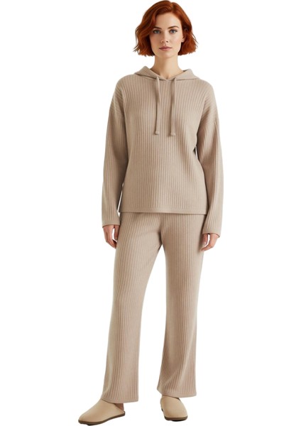 Kadın Relaxed Fit Kapüşonlu Pijama Takımı Fonksiyonel Dayanıklı Kaliteli Konforlu Estetik Şık fiyatları