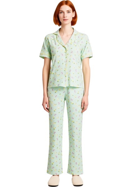 Genç Kız Ekose Desenli Gömlek ve Pantolon Pijama Takımı Fonksiyonel Dayanıklı Kaliteli Şık fiyatları