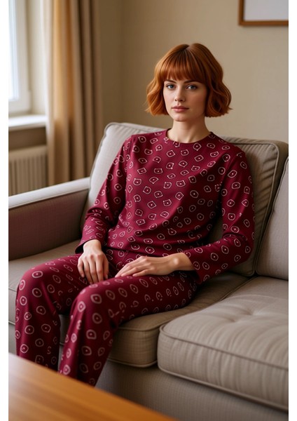 Kadın Ayıcıklı Pamuklu Pijama Takımı Fonksiyonel Dayanıklı Kaliteli Konforlu Estetik Rahat fırsatları