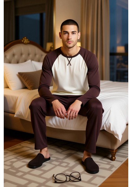 Kadın Bisiklet Yaka Reglan Kol Pijama Takımı Fonksiyonel Dayanıklı Kaliteli Konforlu Rahat