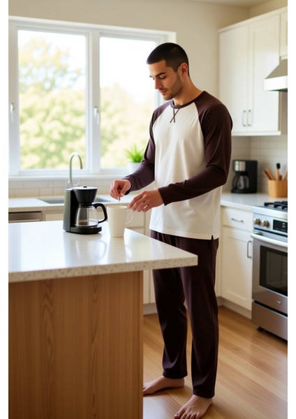 Kadın Bisiklet Yaka Reglan Kol Pijama Takımı Fonksiyonel Dayanıklı Kaliteli Konforlu Rahat fırsatları