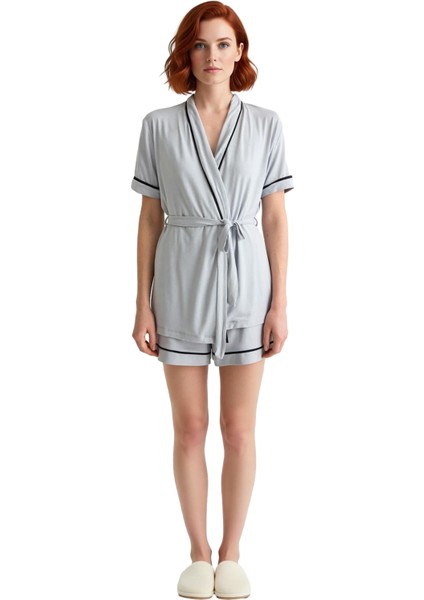 Kadın Melanj Viskon Pijama Takımı Ev Giyimi Fonksiyonel Dayanıklı Kaliteli Konforlu Modern modelleri