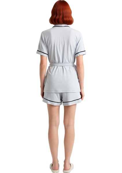 Kadın Melanj Viskon Pijama Takımı Ev Giyimi Fonksiyonel Dayanıklı Kaliteli Konforlu Modern fırsatları