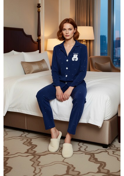 Kadın Kışlık Puantiyeli Polar Pijama Takımı Hayvan Figürlü Fonksiyonel Dayanıklı Kaliteli Şık fiyatları