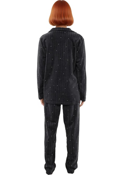 Kadın Kışlık Puantiyeli Polar Pijama Takımı Hayvan Figürlü Fonksiyonel Dayanıklı Kaliteli Şık fırsatları