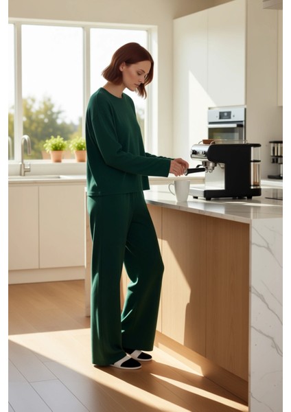 Kadın Fitilli Örme Relaxed Fit Lounge Takımı Fonksiyonel Dayanıklı Kaliteli Konforlu Rahat fiyatları