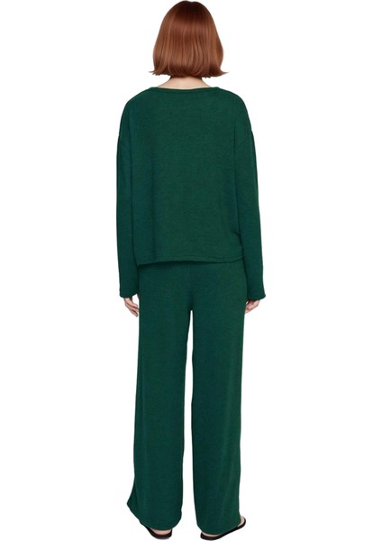 Kadın Fitilli Örme Relaxed Fit Lounge Takımı Fonksiyonel Dayanıklı Kaliteli Konforlu Rahat indirimleri