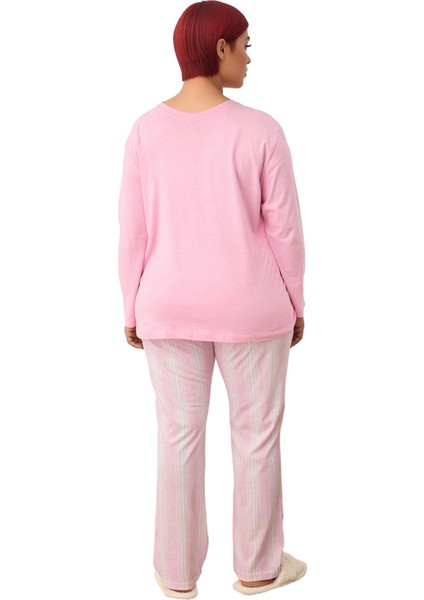 Kadın Çizgili Pamuklu Pijama Takımı Fonksiyonel Dayanıklı Kaliteli Konforlu Estetik Modern indirimleri