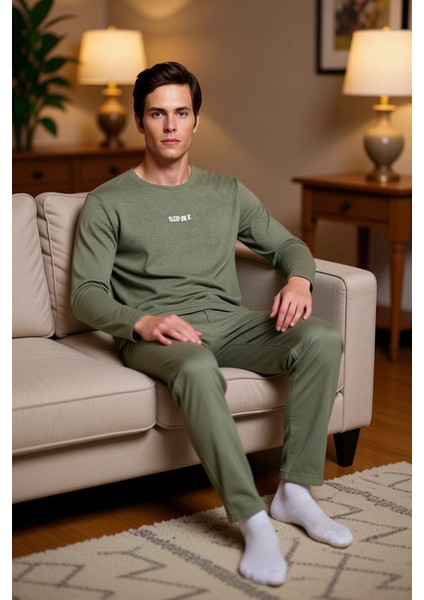 Erkek Antrasit Regular Fit Uzun Kollu Pijama Takımı Fonksiyonel Dayanıklı Kaliteli Estetik indirimleri