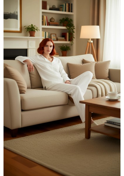 Kadın Gömlek Yaka Müslin Pijama Takımı Fonksiyonel Dayanıklı Kaliteli Konforlu Estetik Şık fırsatları