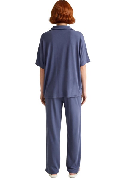 Kadın Rahat Kalıp Viskon Pijama Takımı Fonksiyonel Dayanıklı Kaliteli Konforlu Estetik Şık modelleri