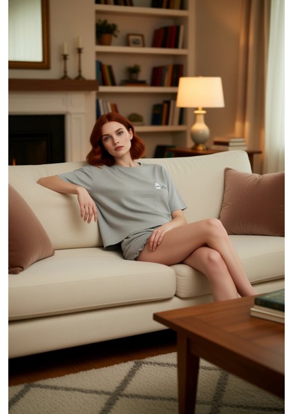 Kadın Süt Şişesi Baskılı Şortlu Pijama Takımı Fonksiyonel Dayanıklı Kaliteli Konforlu Spor fırsatları