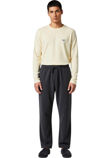 Hayvan Nakışlı Bisiklet Yaka Uzun Kollu Pijama Takımı Kadın Fonksiyonel Dayanıklı Kaliteli fırsatları