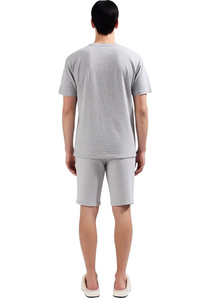 Erkek Regular Fit Çizgili Şortlu Pijama Takımı Fonksiyonel Dayanıklı Kaliteli Konforlu Şık indirimleri