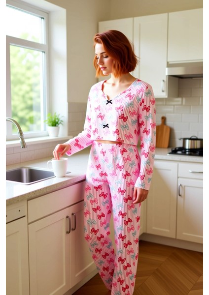 Kadın Baskılı Süprem Pijama Takımı Fonksiyonel Dayanıklı Kaliteli Konforlu Estetik Premium fiyatları