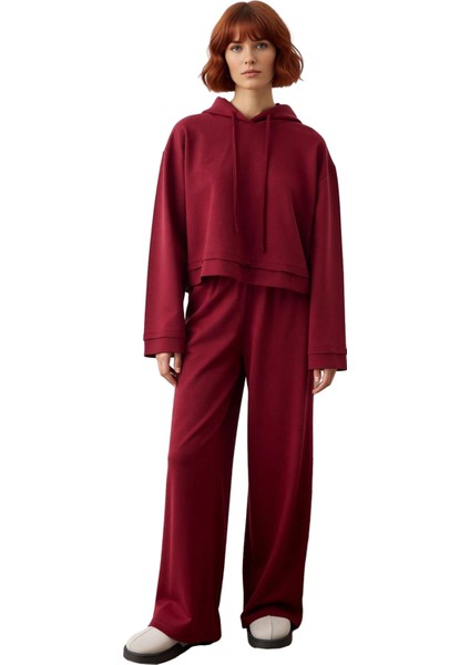 Kadın Relaxed Fit Kapüşonlu Pijama Takımı Fonksiyonel Dayanıklı Kaliteli Konforlu Estetik Şık fiyatları
