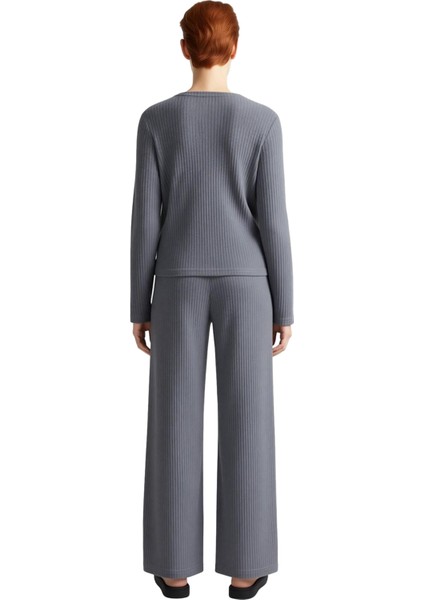 Kadın Fitilli Örme Hırkalı Pijama Takımı Fonksiyonel Dayanıklı Kaliteli Konforlu Estetik Şık indirimleri