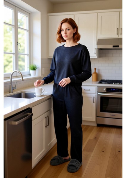 Kadın Fitilli Örme Lounge Takımı Fonksiyonel Dayanıklı Kaliteli Konforlu Estetik Premium Şık fiyatları