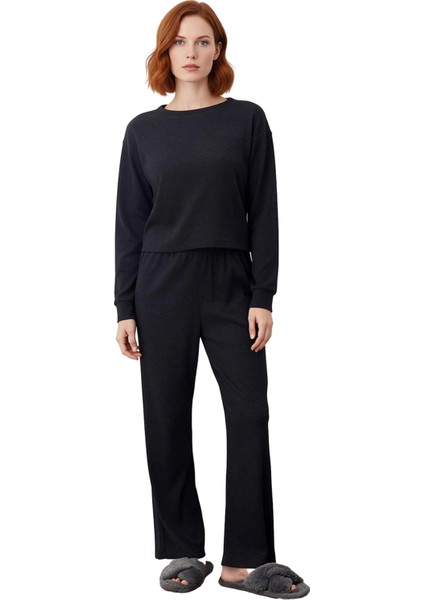 Kadın Fitilli Örme Lounge Takımı Fonksiyonel Dayanıklı Kaliteli Konforlu Estetik Premium Şık fırsatları