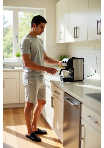 Erkek Konfor Odaklı Pijama Takımı Kısa Kollu Şortlu Fonksiyonel Dayanıklı Kaliteli Estetik