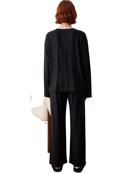 Kadın Viskoz Dokuma Gömlek ve Pantolon Pijama Takımı Fonksiyonel Dayanıklı Kaliteli Modern indirimleri