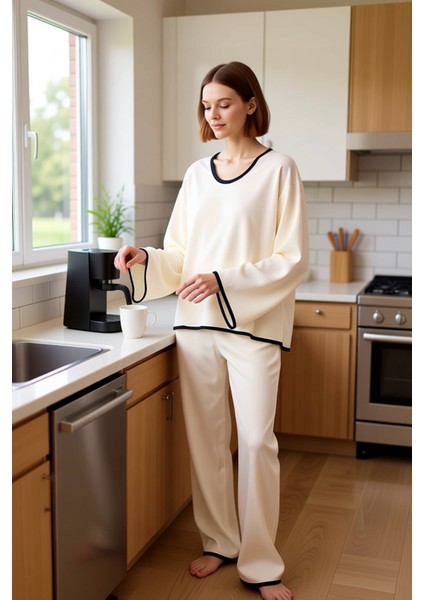 Kadın Viskon Dokuma Pijama Takımı Rahat Kesim Fonksiyonel Dayanıklı Kaliteli Konforlu Spor fiyatları