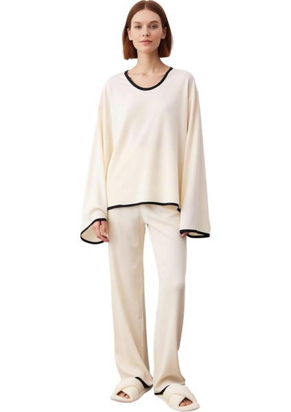 Kadın Viskon Dokuma Pijama Takımı Rahat Kesim Fonksiyonel Dayanıklı Kaliteli Konforlu Spor fırsatları