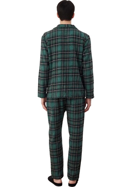 Erkek Ekose Dokuma Gömlek ve Pantolon Pijama Takımı Fonksiyonel Dayanıklı Kaliteli Estetik indirimleri