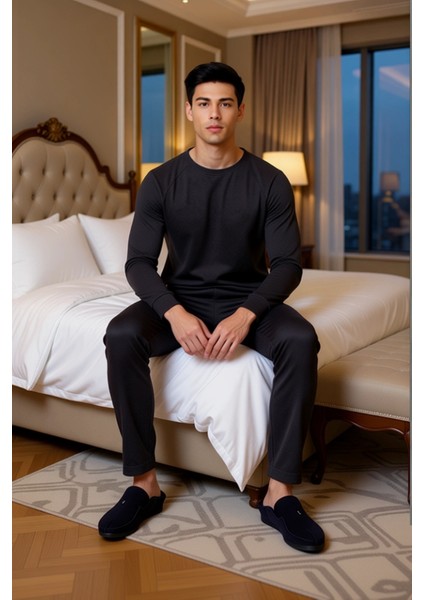 Erkek Waffle Dokuma V Yaka Pijama Takımı Açık Haki Fonksiyonel Dayanıklı Kaliteli Konforlu modelleri