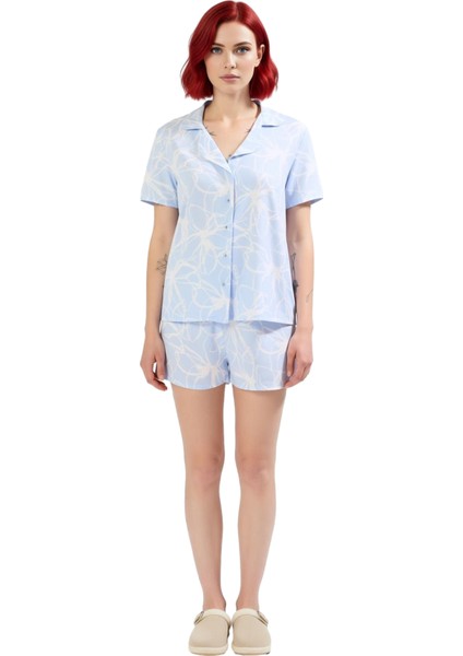 Kadın Çiçek Desenli Viskon Pijama Takımı Fonksiyonel Dayanıklı Kaliteli Konforlu Estetik Şık fiyatları