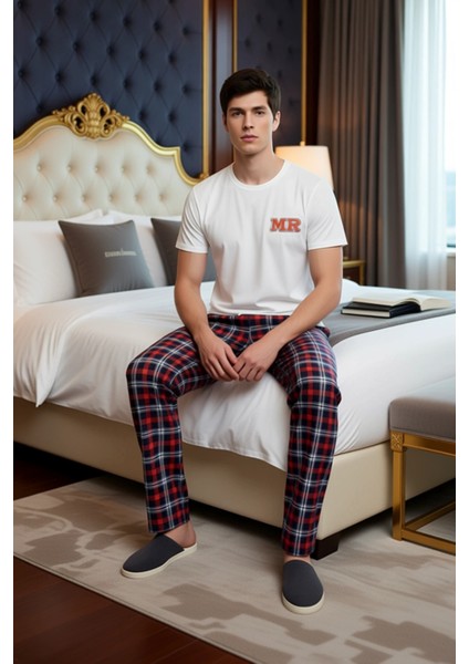 Erkek Bisiklet Yaka Baskılı Regular Fit Pijama Takımı Fonksiyonel Dayanıklı Kaliteli Rahat modelleri