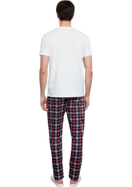 Erkek Bisiklet Yaka Baskılı Regular Fit Pijama Takımı Fonksiyonel Dayanıklı Kaliteli Rahat indirimleri