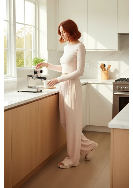 Kadın Viskon Örme Lounge Takımı Fonksiyonel Dayanıklı Kaliteli Konforlu Estetik Premium Şık